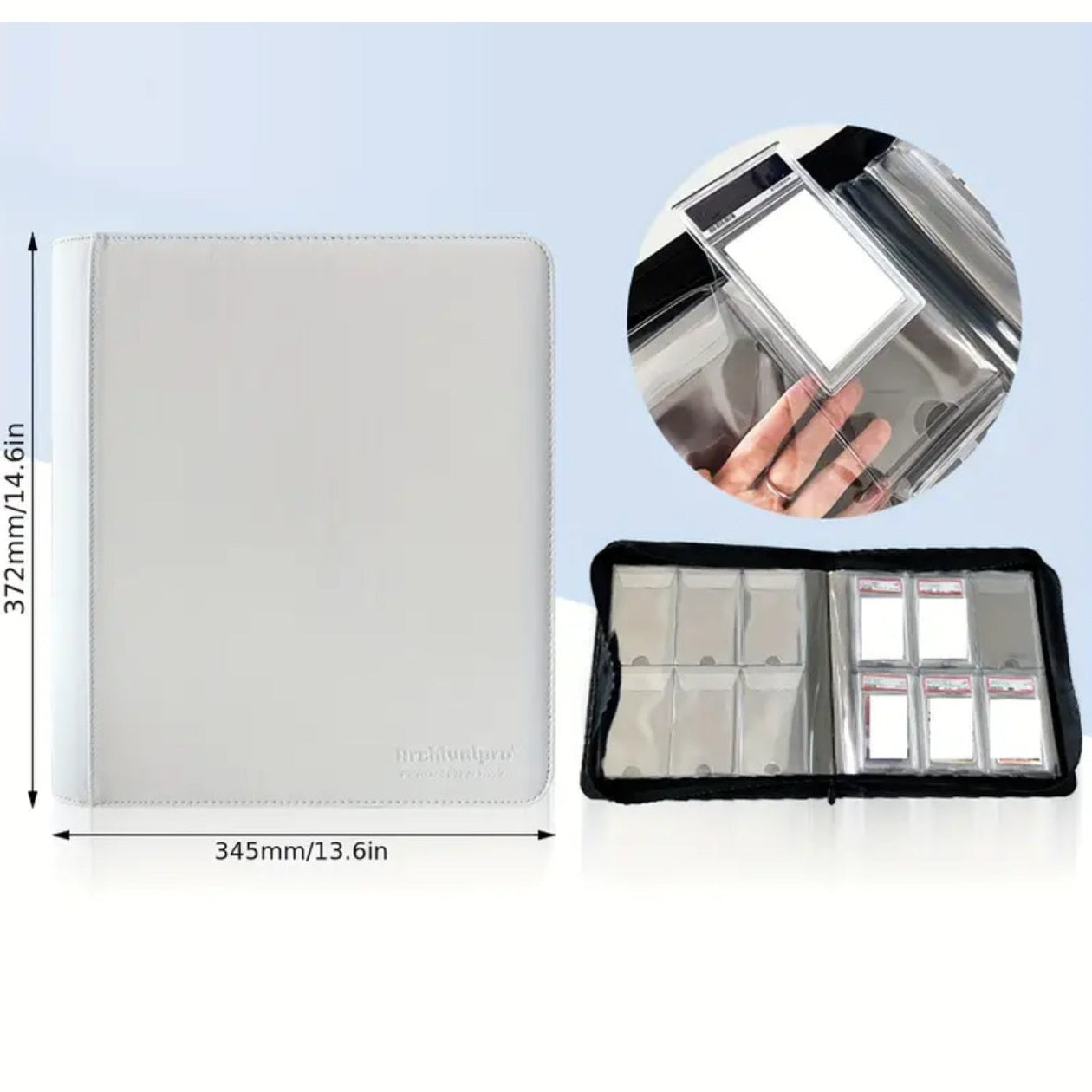 Graded card binder hold 60 graded card