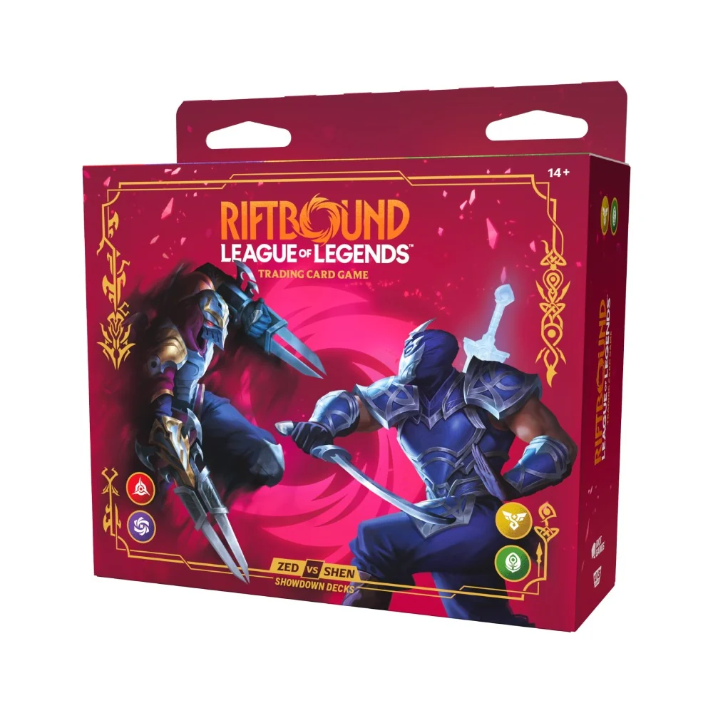 Riftbound: League of Legends TCG Set 4: Vendetta Showdown Decks Zed vs Shen